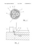 METHOD OF REMOVING A RESIDUAL MATERIAL FROM A CONDUIT diagram and image