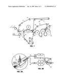 Infrared measurement of paper machine clothing condition diagram and image