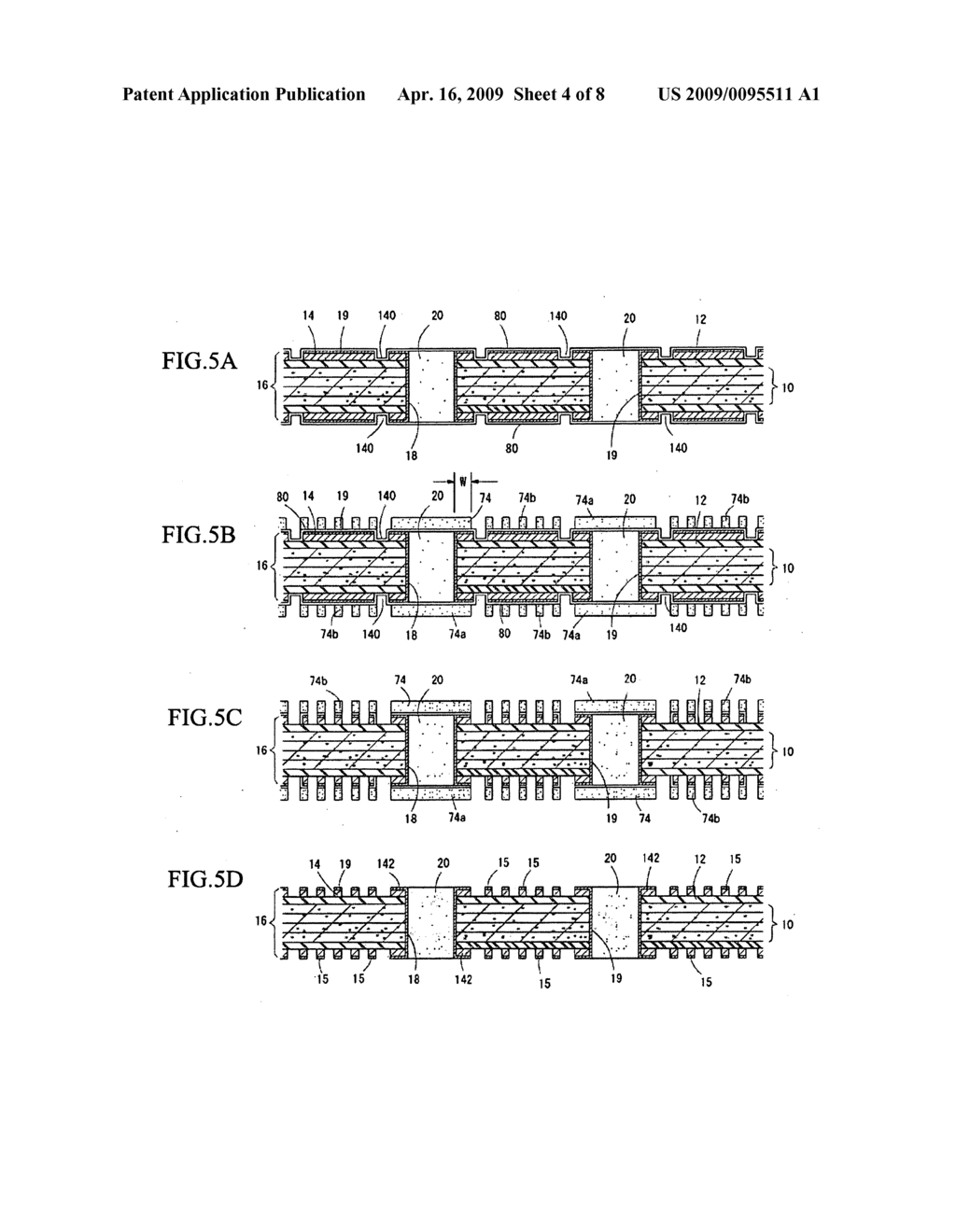 CIRCUIT BOARD AND METHOD OF PRODUCING THE SAME - diagram, schematic, and image 05