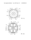 Wafer container with staggered wall structure diagram and image