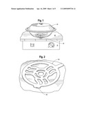 FOOD WARMING DEVICE AND SYSTEM diagram and image