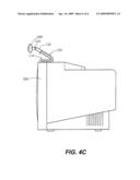 Support for computer peripheral device diagram and image