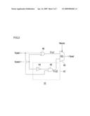 MOTOR DRIVE DEVICE AND COOLING DEVICE USING THE SAME diagram and image