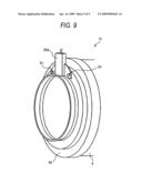 Sensor-equipped rolling bearing apparatus diagram and image
