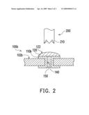 TESTING PROBE AND ELECTRICAL CONNECTION METHOD USING THE SAME diagram and image