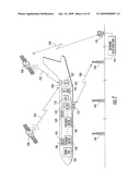 AIRCRAFT IN-FLIGHT ENTERTAINMENT SYSTEM HAVING A MULTI-BEAM PHASED ARRAY ANTENNA AND ASSOCIATED METHODS diagram and image