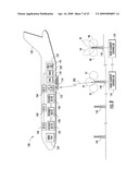 AIRCRAFT IN-FLIGHT ENTERTAINMENT SYSTEM HAVING A MULTI-BEAM PHASED ARRAY ANTENNA AND ASSOCIATED METHODS diagram and image