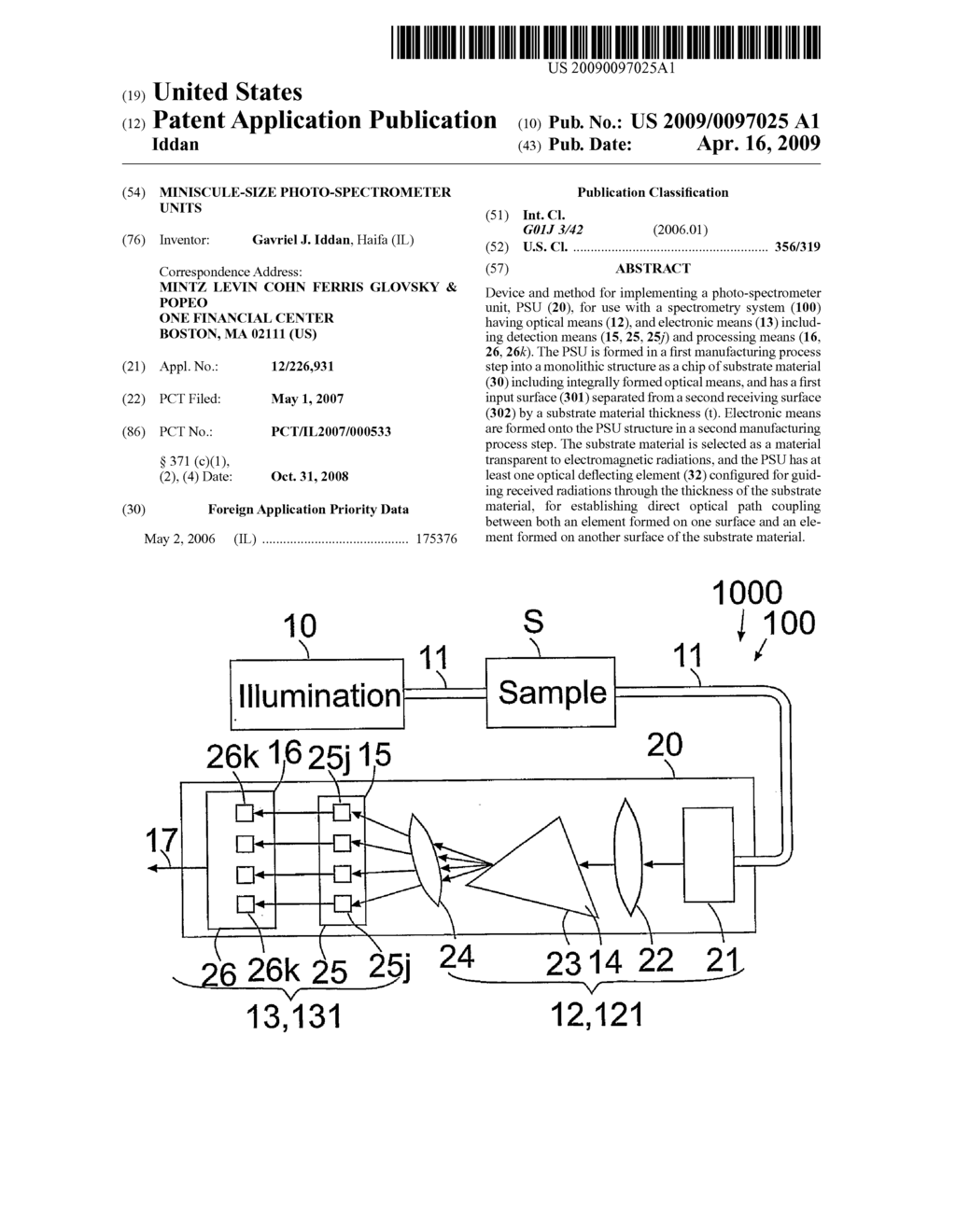 Miniscule-Size Photo-Spectrometer Units - diagram, schematic, and image 01