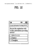 COMMUNICATION DEVICE AND METHOD OF PROVIDING LOCATION INFORMATION THEREIN diagram and image