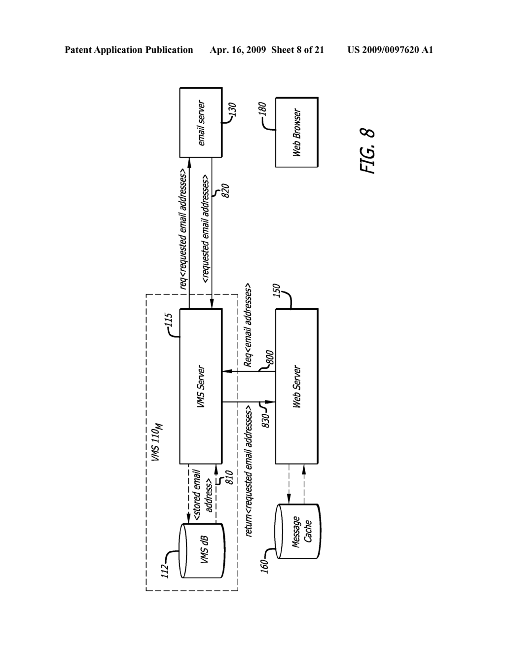System and Method for Processing Voicemail Messages Remotely Over A Network Connection - diagram, schematic, and image 09