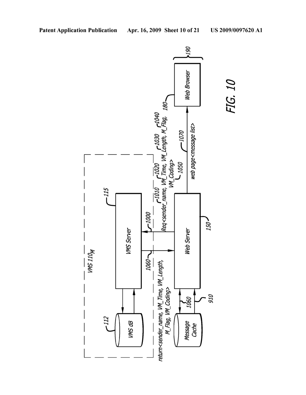 System and Method for Processing Voicemail Messages Remotely Over A Network Connection - diagram, schematic, and image 11