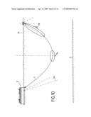 Device for transferring fluid between two floating supports diagram and image