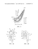 SERPENTINE MICROCIRCUIT COOLING WITH PRESSURE SIDE FEATURES diagram and image