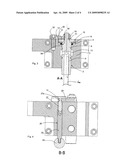 STRETCHING ROD HOLDING ARRANGEMENT diagram and image