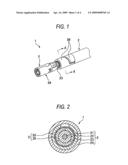 COAXIAL CABLE SHIELDING TERMINAL diagram and image