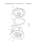 Grinding brush fixing device diagram and image