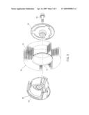 Grinding brush fixing device diagram and image