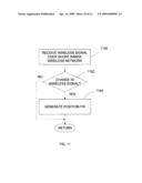 USING WIRELESS CHARACTERISTIC TO TRIGGER GENERATION OF POSITION FIX diagram and image