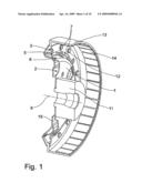 Disk for the transmission of a torque in a torque transmission device of a motor vehicle diagram and image