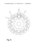 Disk for the transmission of a torque in a torque transmission device of a motor vehicle diagram and image