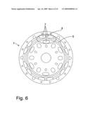 Disk for the transmission of a torque in a torque transmission device of a motor vehicle diagram and image