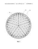 HIGH PERFORMANCE GOLF BALL HAVING A REDUCED-DISTANCE diagram and image