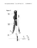 METHOD FOR TEACHING A GOLF SWING USING SIMPLE THOUGHT IMAGERY AND VERY LIMITED BODY AWARENESS diagram and image