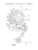 BICYCLE REAR DERAILLEUR diagram and image