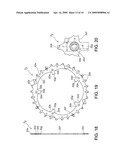 BICYCLE REAR SPROCKET ASSEMBLY diagram and image