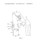 Portable workout apparatus having a pivotally mounted exercise bar diagram and image