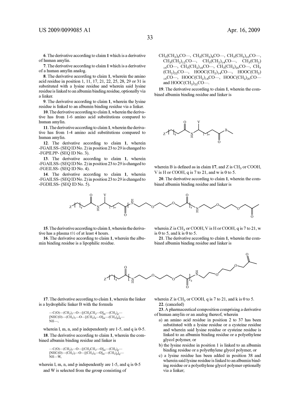 Amylin Derivatives - diagram, schematic, and image 34