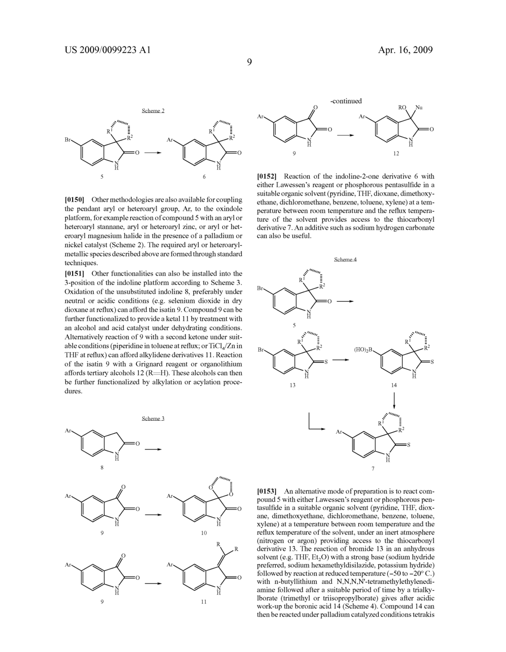 METHODS OF TREATING HORMONE-RELATED CONDITIONS USING THIO-OXINDOLE DERIVATIVES - diagram, schematic, and image 10