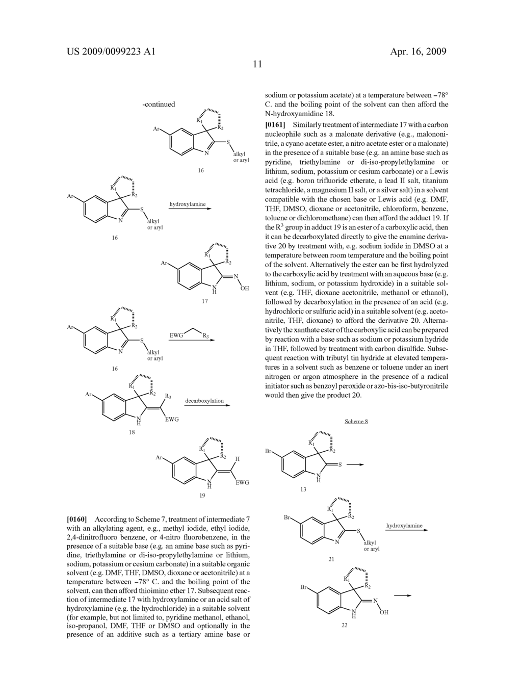 METHODS OF TREATING HORMONE-RELATED CONDITIONS USING THIO-OXINDOLE DERIVATIVES - diagram, schematic, and image 12