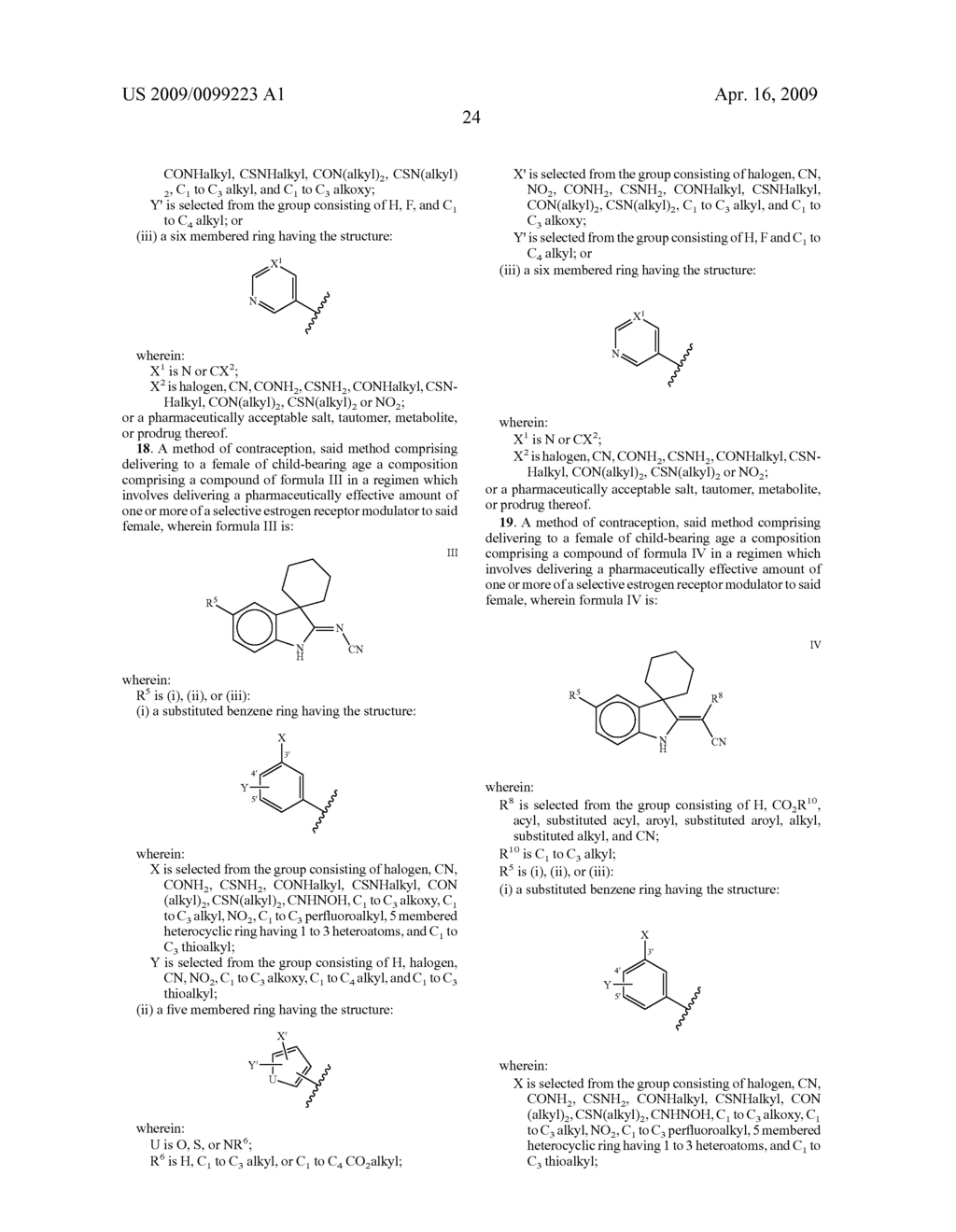 METHODS OF TREATING HORMONE-RELATED CONDITIONS USING THIO-OXINDOLE DERIVATIVES - diagram, schematic, and image 25