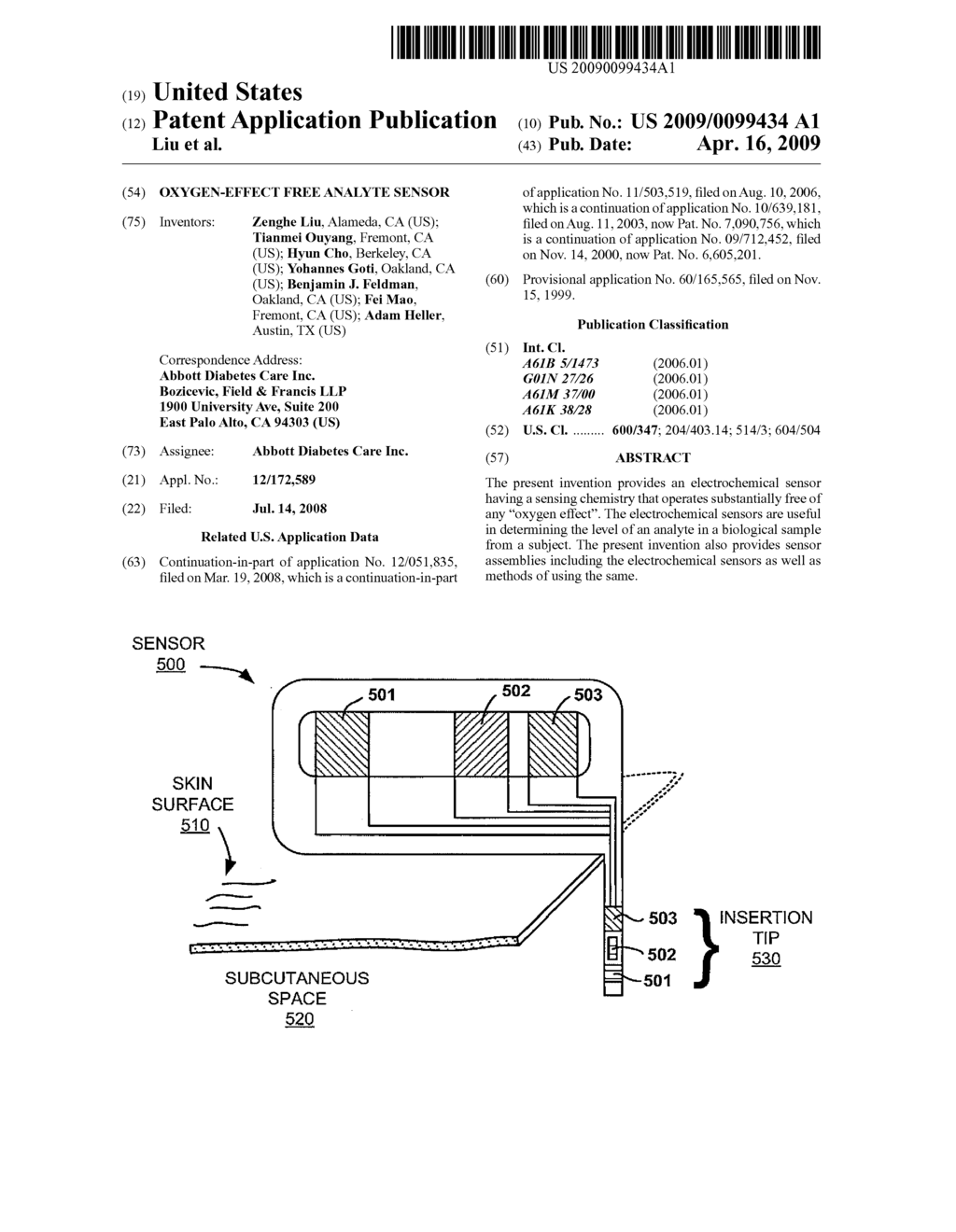 OXYGEN-EFFECT FREE ANALYTE SENSOR - diagram, schematic, and image 01