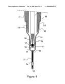 METHOD AND APPARATUS FOR PIERCING THE SKIN AND DELIVERY OR COLLECTION OF LIQUIDS diagram and image