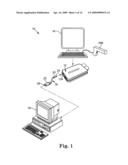 FINANCIAL TRANSACTION PRODUCT WITH CONNECTION CABLE diagram and image