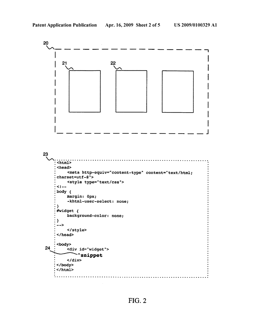Method of Deploying a Web Widget In a Desktop Widget Platform - diagram, schematic, and image 03