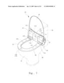 Sensing-Type Lavatory Seat Structure with Covering Film diagram and image