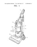 Dust collecting unit for vacuum cleaner diagram and image