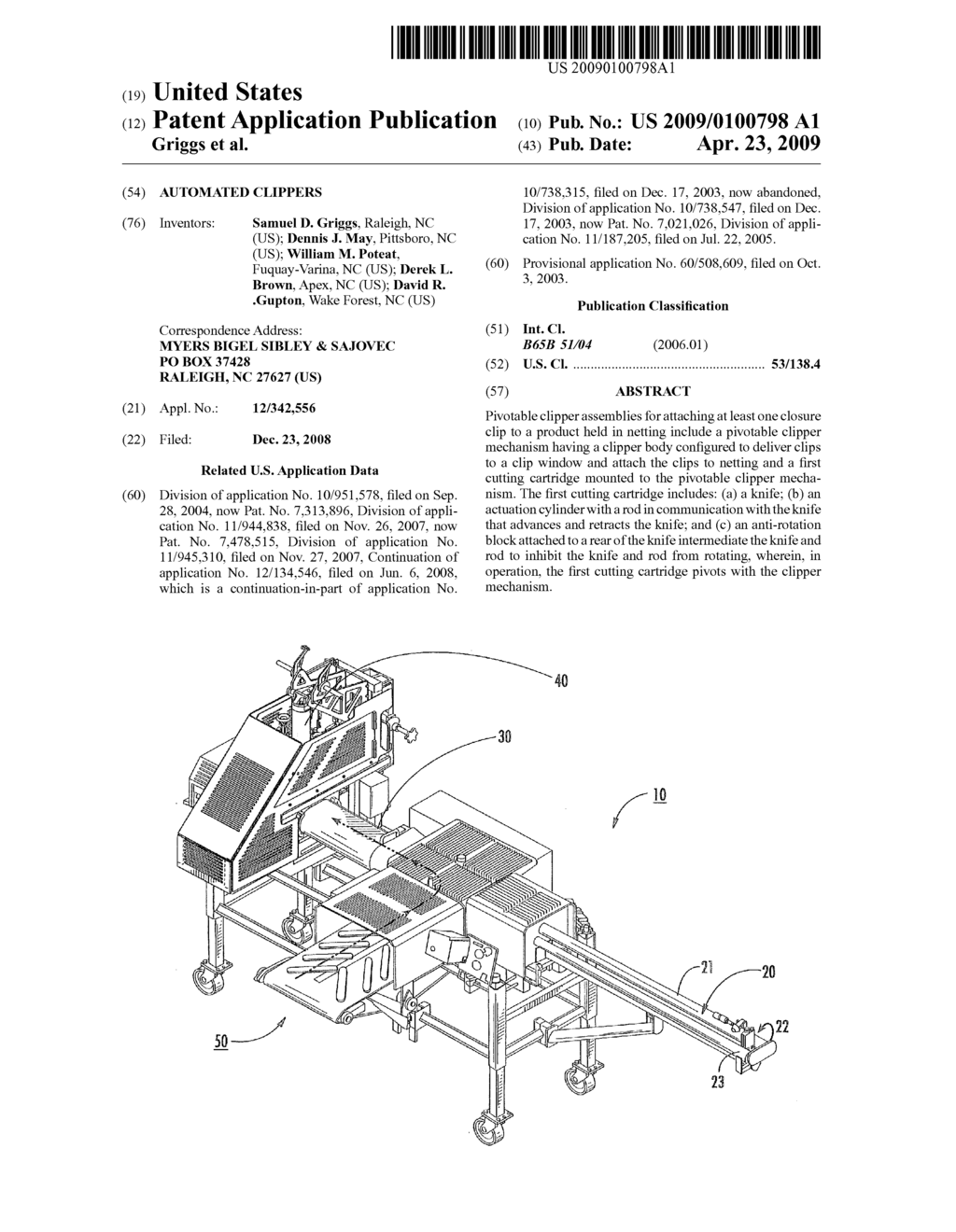 AUTOMATED CLIPPERS - diagram, schematic, and image 01