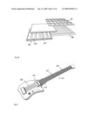 Electronic fingerboard for stringed instrument diagram and image