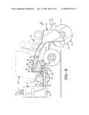 STUMP CUTTER WITH A WEIGHT CENTERED POWER TRAIN diagram and image