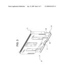 Sliding drawer card holder and extractor diagram and image