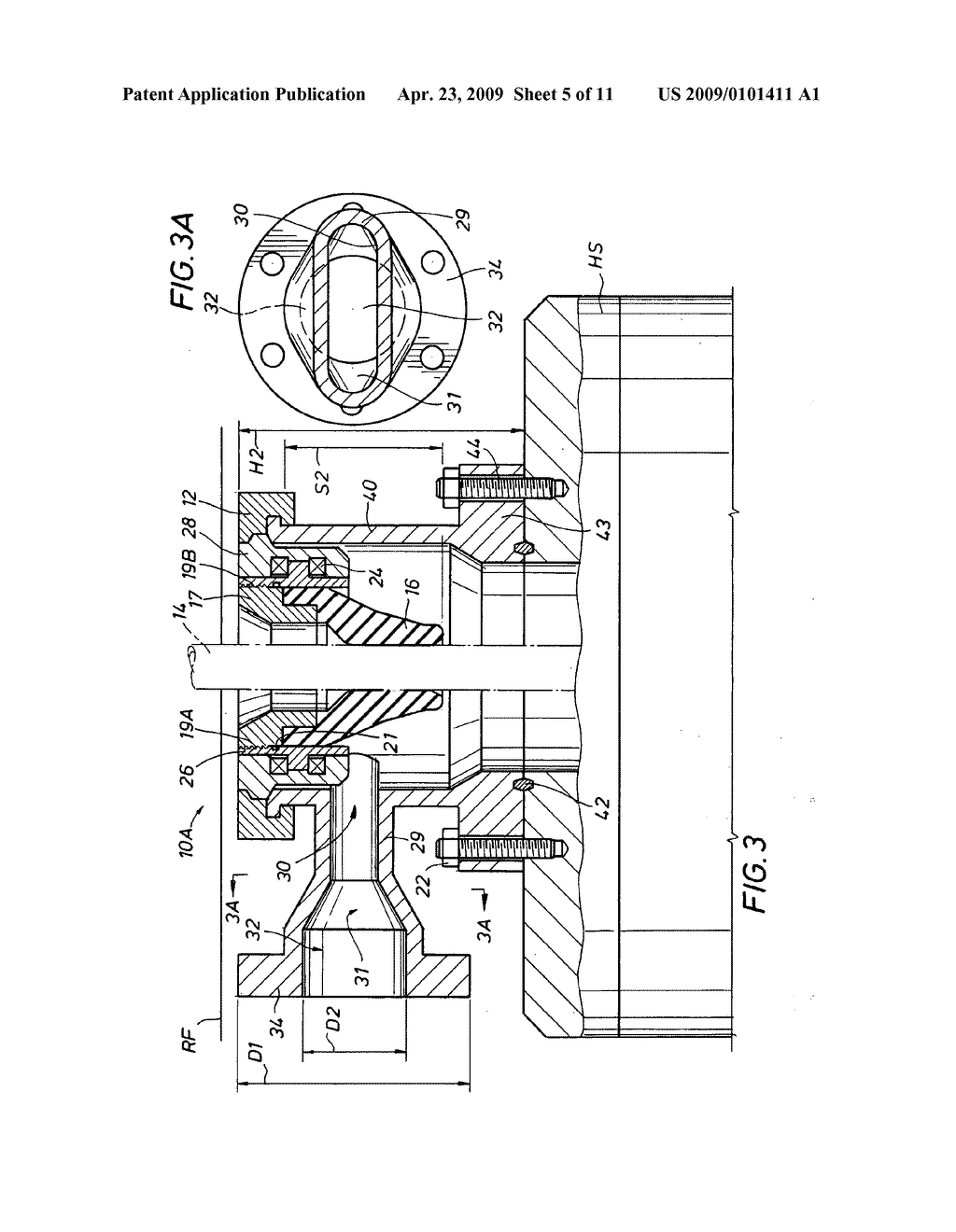 Low profile rotating control device - diagram, schematic, and image 06