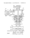 Low profile rotating control device diagram and image