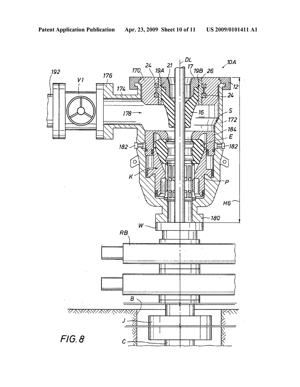 Low profile rotating control device - diagram, schematic, and image 11