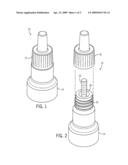 Vented Dispensing Bottle/Cap Assembly diagram and image