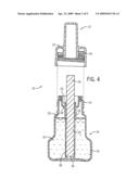 Vented Dispensing Bottle/Cap Assembly diagram and image