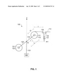 METHOD FOR CALCULATING THE DIAMETER OF A CONTINUOUS-MATERIAL REEL ON A ROLLER, AND A REEL-CONTROL SYSTEM diagram and image